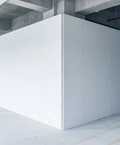 Phosphogypsum partition board